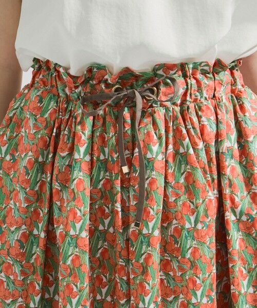 ketty / ケティ ミニ・ひざ丈スカート | コットンフラワープリントスカート≪手洗い可能≫ | 詳細3