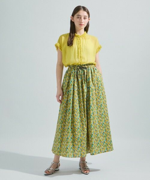 ketty / ケティ ミニ・ひざ丈スカート | コットンフラワープリントスカート≪手洗い可能≫ | 詳細8