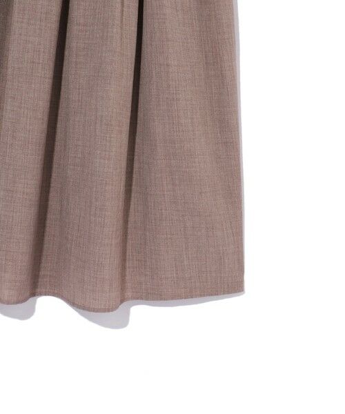 ketty / ケティ ミニ・ひざ丈スカート | リネンライクタックフレアスカート≪セットアップ対応/洗濯機で洗える≫ | 詳細14