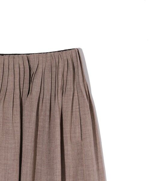 ketty / ケティ ミニ・ひざ丈スカート | リネンライクタックフレアスカート≪セットアップ対応/洗濯機で洗える≫ | 詳細15