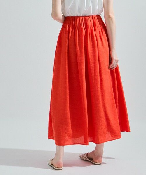 ketty / ケティ ミニ・ひざ丈スカート | リネンライクタックフレアスカート≪セットアップ対応/洗濯機で洗える≫ | 詳細17