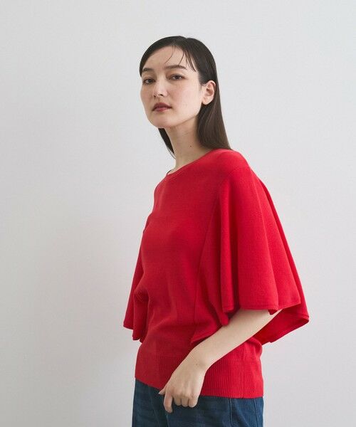 ketty / ケティ ニット・セーター | 【UVカット/接触冷感】フレアスリーブプルオーバー≪手洗い可能≫ | 詳細2