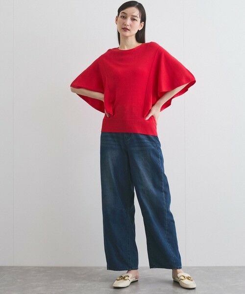 ketty / ケティ ニット・セーター | 【UVカット/接触冷感】フレアスリーブプルオーバー≪手洗い可能≫ | 詳細4