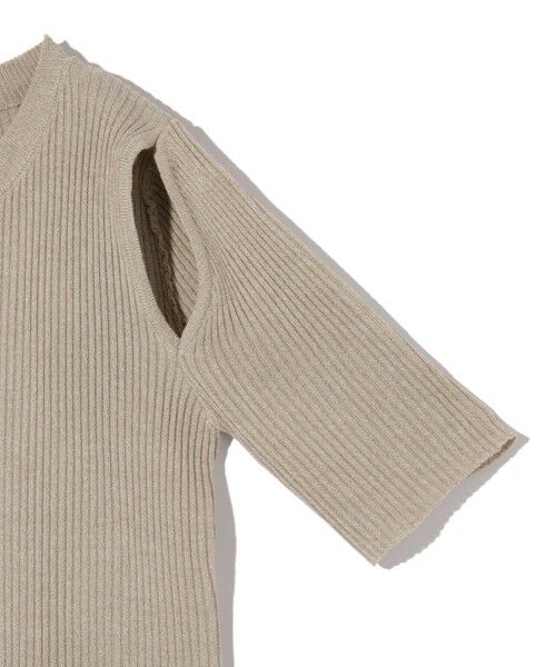 ketty / ケティ ニット・セーター | カットアウトミックスニット≪手洗い可能≫ | 詳細7