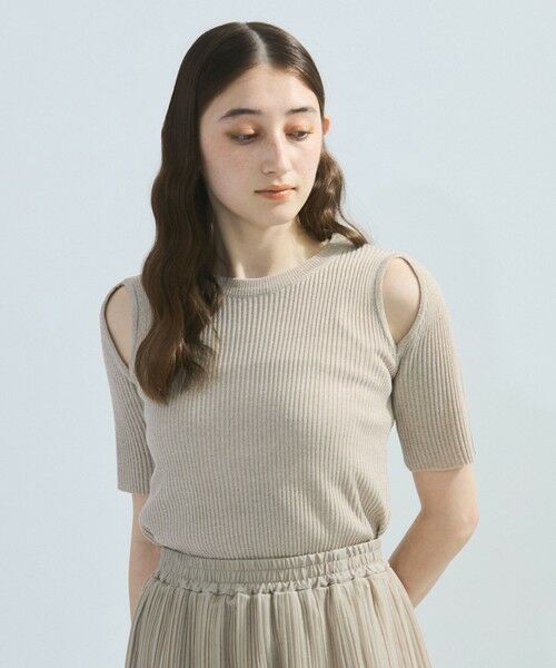 ketty / ケティ ニット・セーター | カットアウトミックスニット≪手洗い可能≫ | 詳細1
