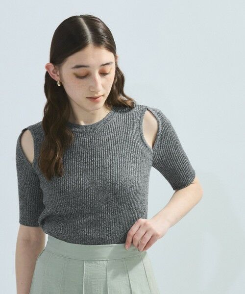 ketty / ケティ ニット・セーター | カットアウトミックスニット≪手洗い可能≫ | 詳細9