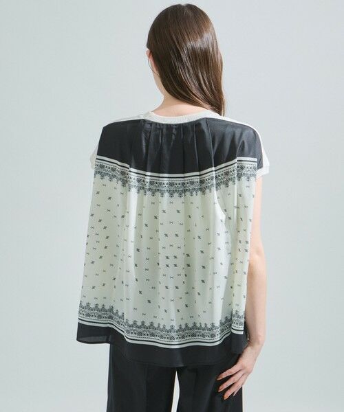 ketty / ケティ ニット・セーター | 【LHELBIE】スカーフドッキングニットトップス≪洗濯機で洗える≫ | 詳細2