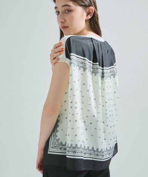 ketty / ケティ ニット・セーター | 【LHELBIE】スカーフドッキングニットトップス≪洗濯機で洗える≫ | 詳細3