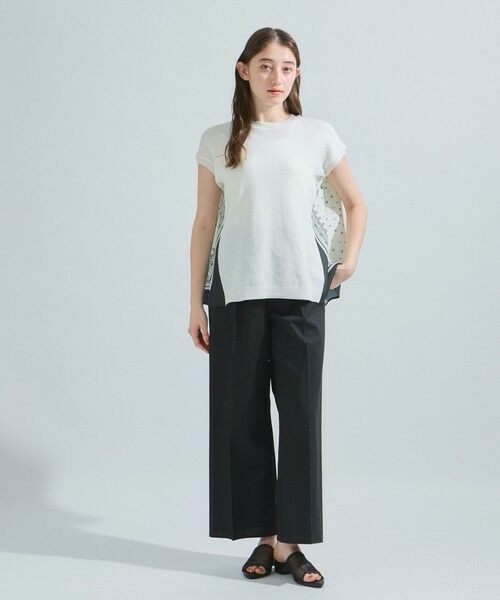 ketty / ケティ ニット・セーター | 【LHELBIE】スカーフドッキングニットトップス≪洗濯機で洗える≫ | 詳細4