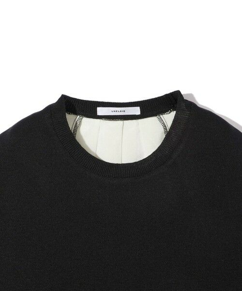 ketty / ケティ ニット・セーター | 【LHELBIE】スカーフドッキングニットトップス≪洗濯機で洗える≫ | 詳細17