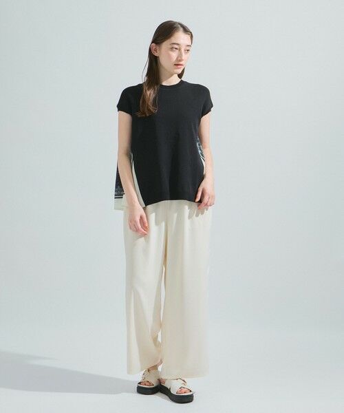 ketty / ケティ ニット・セーター | 【LHELBIE】スカーフドッキングニットトップス≪洗濯機で洗える≫ | 詳細13