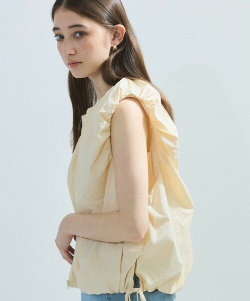 ketty / ケティ シャツ・ブラウス | ナイロンギャザートップス≪手洗い可能≫ | 詳細1