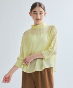 ketty / ケティ シャツ・ブラウス | ロールネックシアーシャツブラウス≪手洗い可能≫