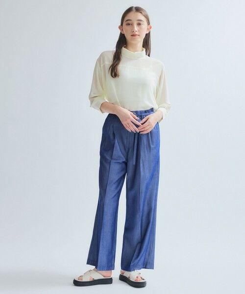 ketty / ケティ シャツ・ブラウス | ロールネックシアーシャツブラウス≪手洗い可能≫ | 詳細6