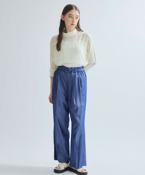 ketty / ケティ シャツ・ブラウス | ロールネックシアーシャツブラウス≪手洗い可能≫ | 詳細7