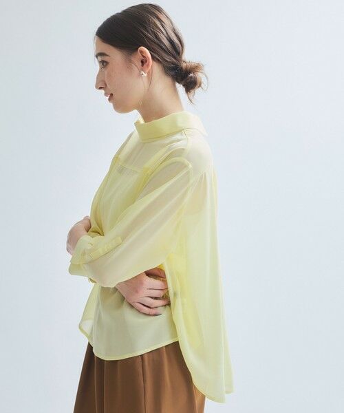 ketty / ケティ シャツ・ブラウス | ロールネックシアーシャツブラウス≪手洗い可能≫ | 詳細16