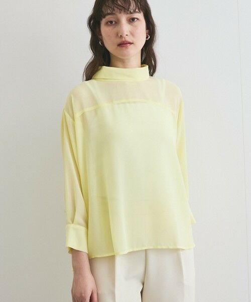 ketty / ケティ シャツ・ブラウス | ロールネックシアーシャツブラウス≪手洗い可能≫ | 詳細18