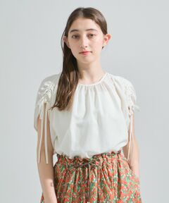 ketty / ケティ シャツ・ブラウス | フィブリルサテンギャザーブラウス≪手洗い可能≫