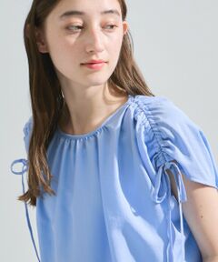 ketty / ケティ シャツ・ブラウス | フィブリルサテンギャザーブラウス≪手洗い可能≫
