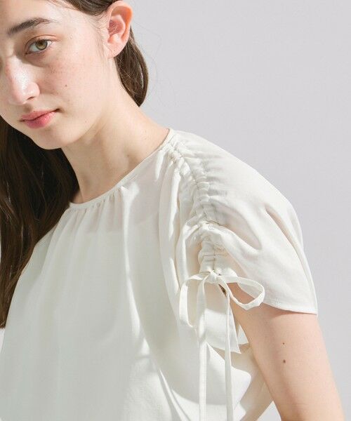 ketty / ケティ シャツ・ブラウス | フィブリルサテンギャザーブラウス≪手洗い可能≫ | 詳細1