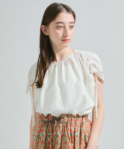 ketty / ケティ シャツ・ブラウス | フィブリルサテンギャザーブラウス≪手洗い可能≫ | 詳細2
