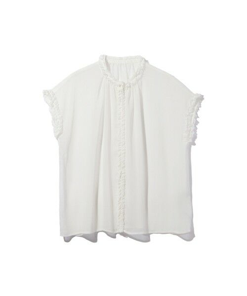 ketty / ケティ シャツ・ブラウス | シフォン楊柳フリルブラウス≪手洗い可能≫ | 詳細7