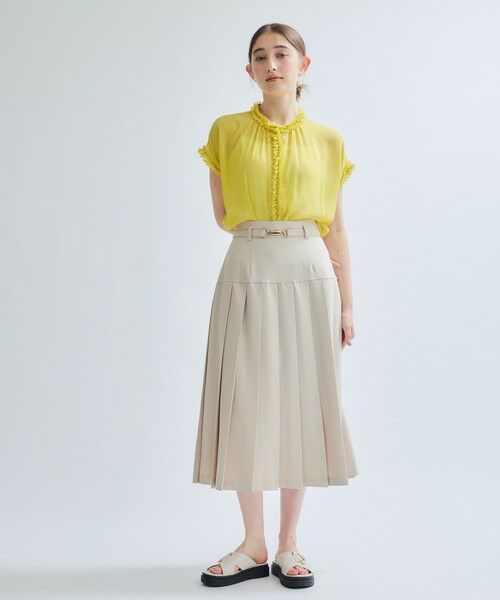 ketty / ケティ シャツ・ブラウス | シフォン楊柳フリルブラウス≪手洗い可能≫ | 詳細11