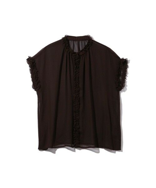 ketty / ケティ シャツ・ブラウス | シフォン楊柳フリルブラウス≪手洗い可能≫ | 詳細16