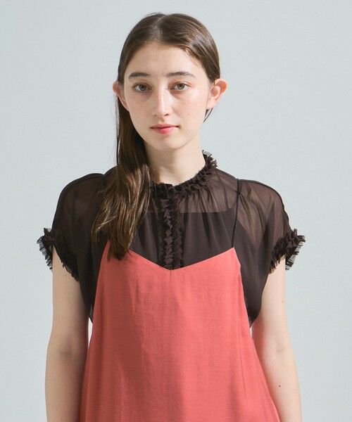 ketty / ケティ シャツ・ブラウス | シフォン楊柳フリルブラウス≪手洗い可能≫ | 詳細12