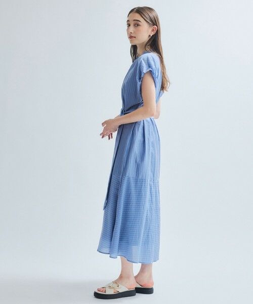 ketty / ケティ ロング・マキシ丈ワンピース | シアードビーストライプワンピース≪洗濯機で洗える≫ | 詳細5