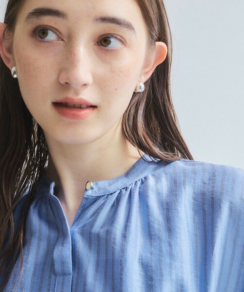 ketty / ケティ ロング・マキシ丈ワンピース | シアードビーストライプワンピース≪洗濯機で洗える≫ | 詳細7