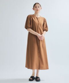 ketty / ケティ ロング・マキシ丈ワンピース | タンブラーブッチャー前開きワンピース≪手洗い可能≫