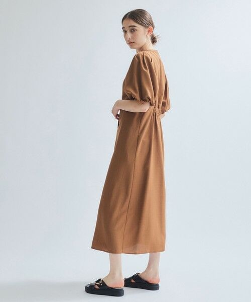 ketty / ケティ ロング・マキシ丈ワンピース | タンブラーブッチャー前開きワンピース≪手洗い可能≫ | 詳細4