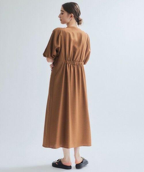 ketty / ケティ ロング・マキシ丈ワンピース | タンブラーブッチャー前開きワンピース≪手洗い可能≫ | 詳細5