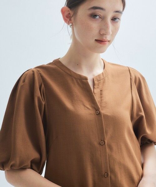 ketty / ケティ ロング・マキシ丈ワンピース | タンブラーブッチャー前開きワンピース≪手洗い可能≫ | 詳細8