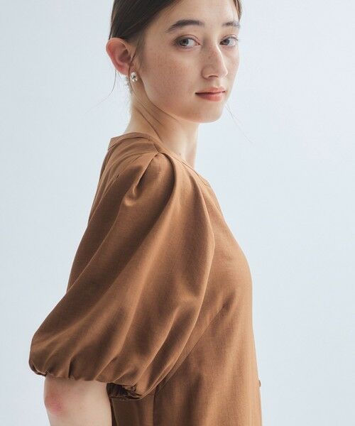 ketty / ケティ ロング・マキシ丈ワンピース | タンブラーブッチャー前開きワンピース≪手洗い可能≫ | 詳細9