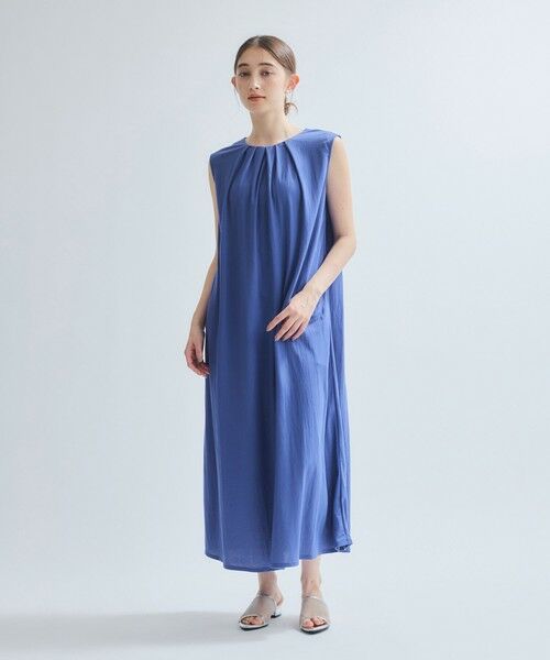 ketty / ケティ ロング・マキシ丈ワンピース | 【接触冷感】リネンライクワンピース≪手洗い可能≫ | 詳細4