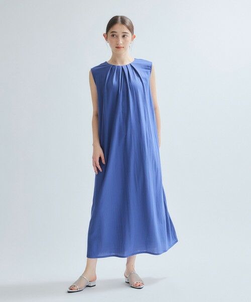 ketty / ケティ ロング・マキシ丈ワンピース | 【接触冷感】リネンライクワンピース≪手洗い可能≫ | 詳細5