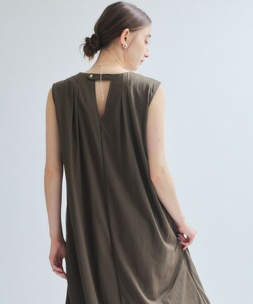 ketty / ケティ ロング・マキシ丈ワンピース | 【接触冷感】リネンライクワンピース≪手洗い可能≫ | 詳細16