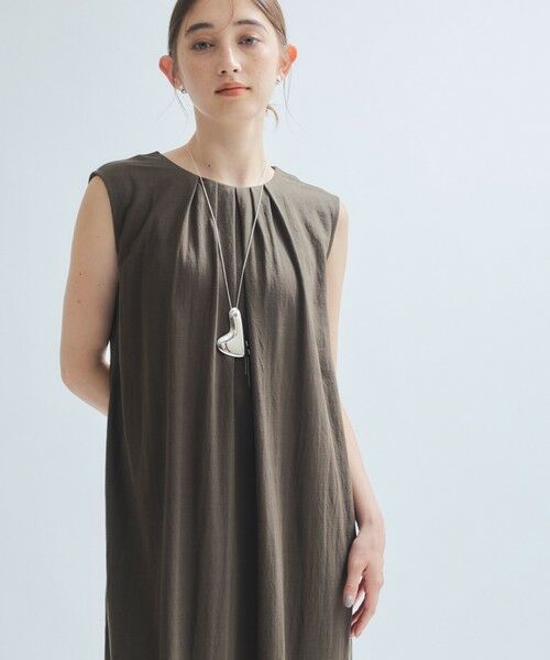 ketty / ケティ ロング・マキシ丈ワンピース | 【接触冷感】リネンライクワンピース≪手洗い可能≫ | 詳細17