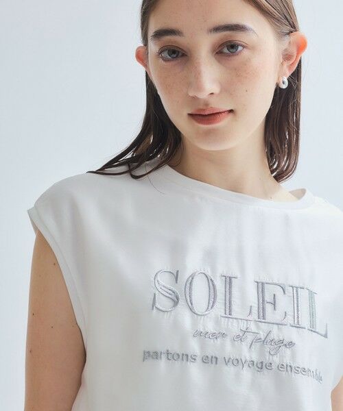 ketty/ケティ チュールドッキングシシュウTシャツ≪手洗い可能≫ ホワイト M ketty/ケティ チュールドッキングシシュウTシャツ≪手洗い可能≫ ホワイト M