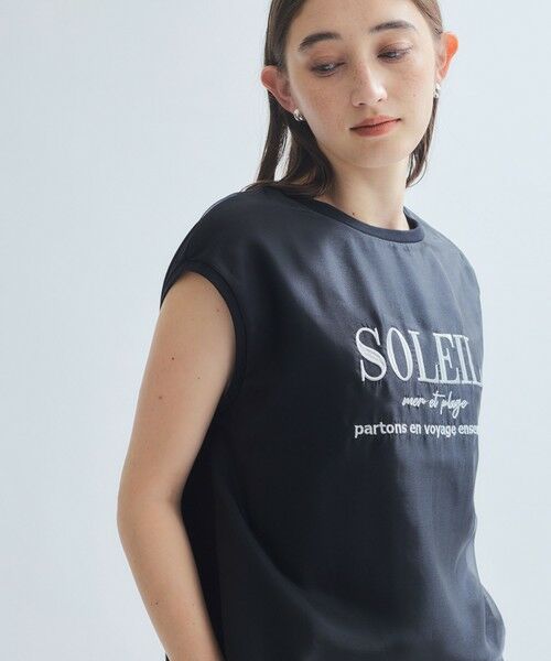 ketty / ケティ カットソー | チュールドッキングシシュウTシャツ≪手洗い可能≫ | 詳細4