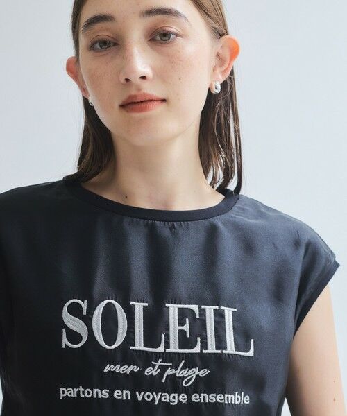 ketty / ケティ カットソー | チュールドッキングシシュウTシャツ≪手洗い可能≫ | 詳細5