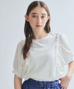 ketty / ケティ カットソー | スムースギャザースリーブカットトップス≪洗濯機で洗える≫