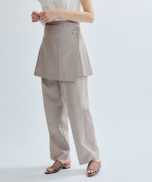 ketty / ケティ その他パンツ | 巻きスカートセンタープレスパンツ≪手洗い可能≫ | 詳細1