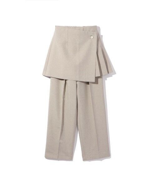 ketty / ケティ その他パンツ | 巻きスカートセンタープレスパンツ≪手洗い可能≫ | 詳細8
