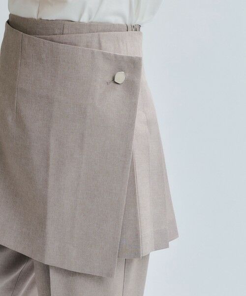 ketty / ケティ その他パンツ | 巻きスカートセンタープレスパンツ≪手洗い可能≫ | 詳細4