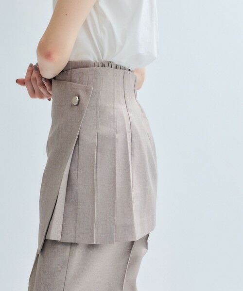 ketty / ケティ その他パンツ | 巻きスカートセンタープレスパンツ≪手洗い可能≫ | 詳細5