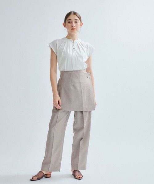 ketty / ケティ その他パンツ | 巻きスカートセンタープレスパンツ≪手洗い可能≫ | 詳細7