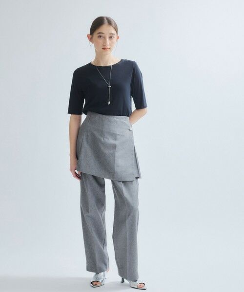 ketty / ケティ その他パンツ | 巻きスカートセンタープレスパンツ≪手洗い可能≫ | 詳細11